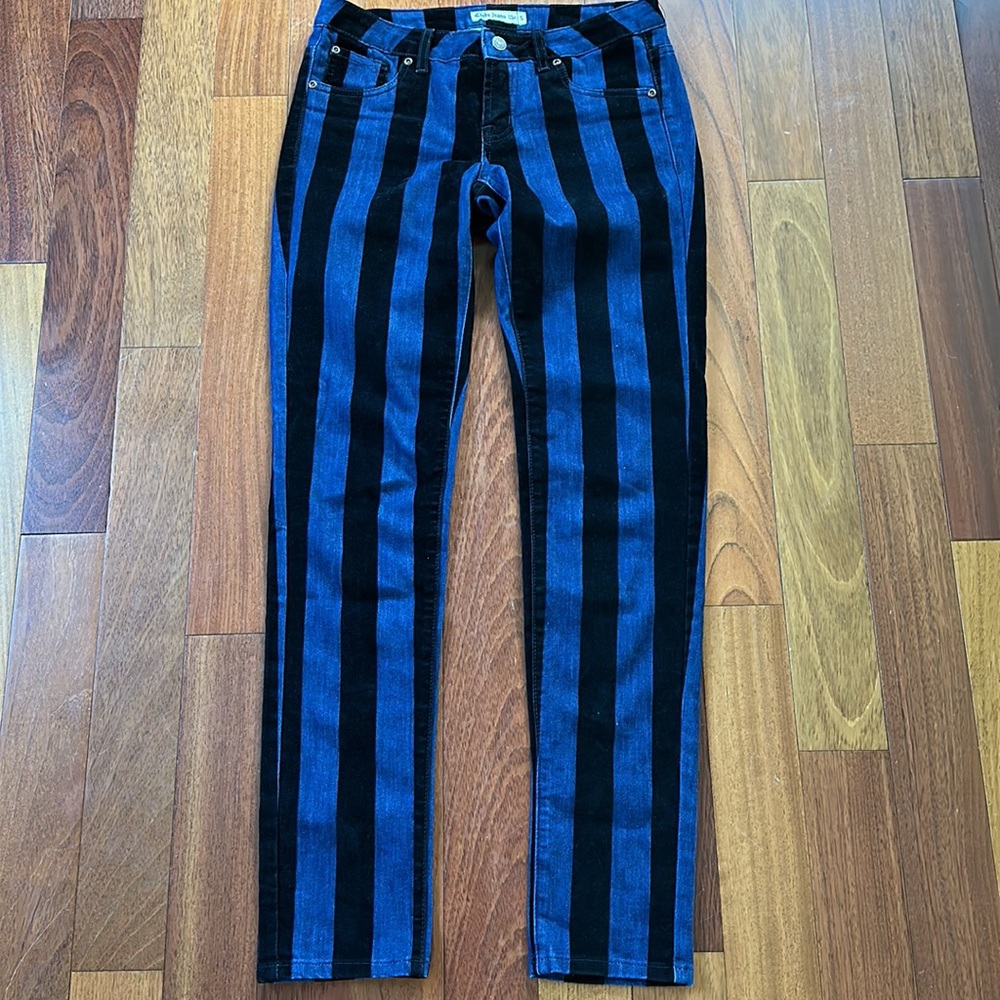 Cielo Velvet Stripe & denim Jeans